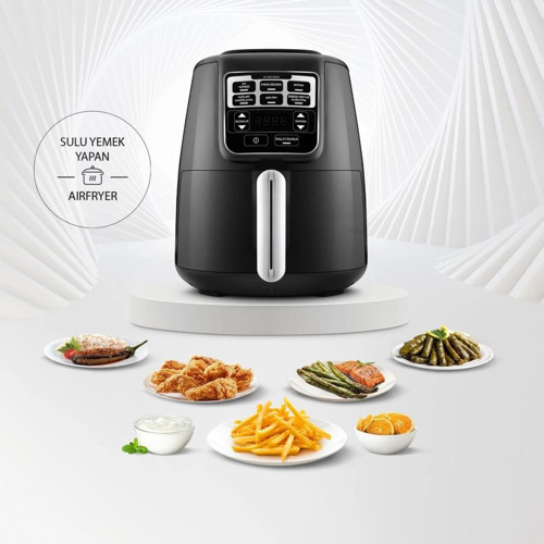 Air Pro Cook XL 2in1 Airfryer 4 lt Konuşan Yağsız Fritöz