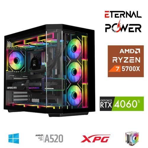 RYZEN 7 5700X 32G DDR4 1TB M.2 RTX4060Ti A520 A650W