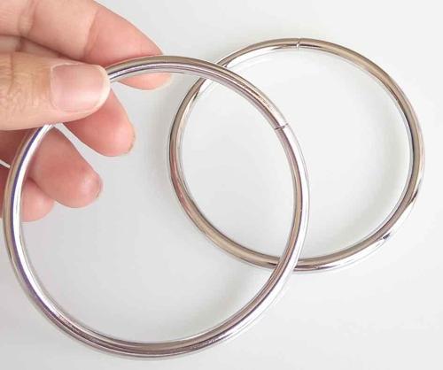 Çanta Aksesuar 7 Cm Gümüş Renk Metal Çanta Sapı, Halka