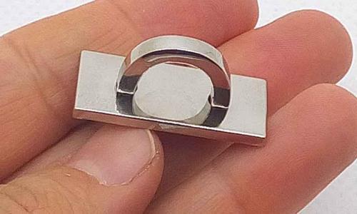 Çanta Aksesuar Gümüş Renk 3X1.2 Cm Köprü Aparatı