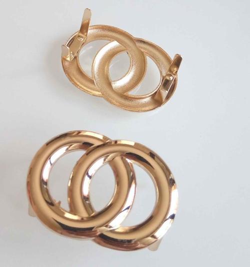 Çanta Aksesuar Çift Daire Plaka Süs