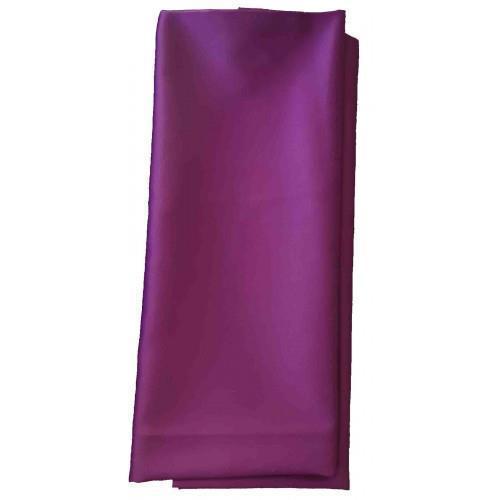 Çanta Aksesuar 120X50 Cm, Koyu Mor Renk Pamuklu Saten Astarlık Kumaş