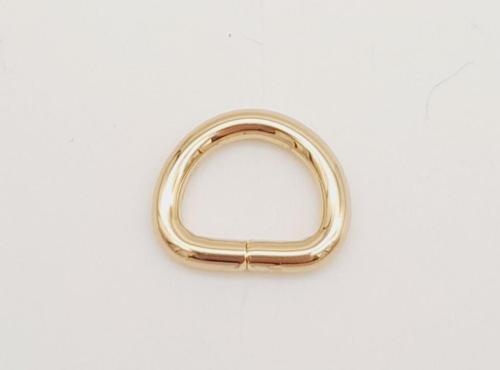 Çanta Aksesuar D Halka 1.3 Cm Light Gold 1 Adet