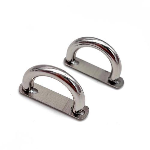 Çanta Aksesuar Çift Köprü Aparatı Gümüş Renk  Oval Model