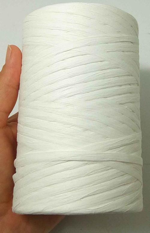 Çanta Aksesuar Beyaz Renk Rafya İp