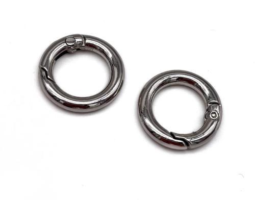 Çanta Aksesuar 2'li Gümüş Renk Küçük Yaylı Halka