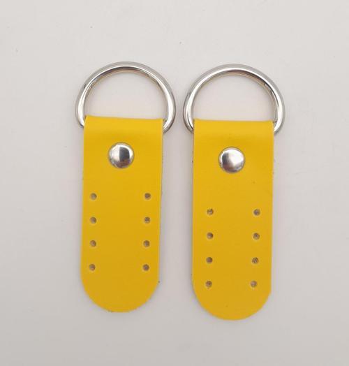 Çanta Aksesuar Tek Kat Suni Deri Sapucu Böce Sarı Renk Gümüş Metalli