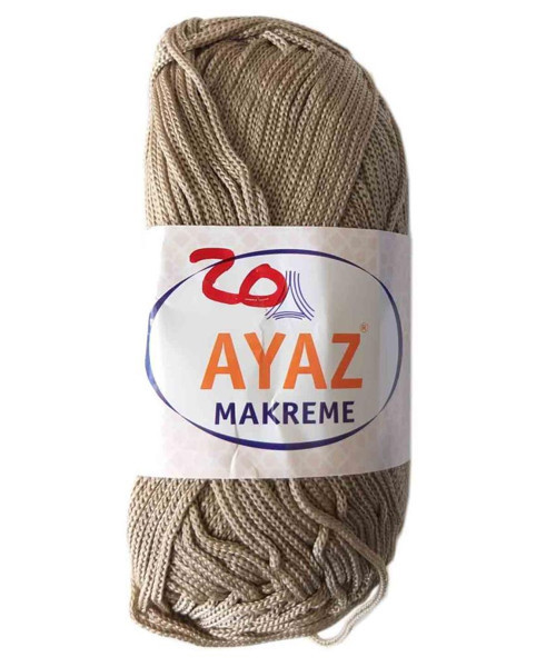 Çanta Aksesuar 100 Gram Polyester Makrome No:20 Vizon