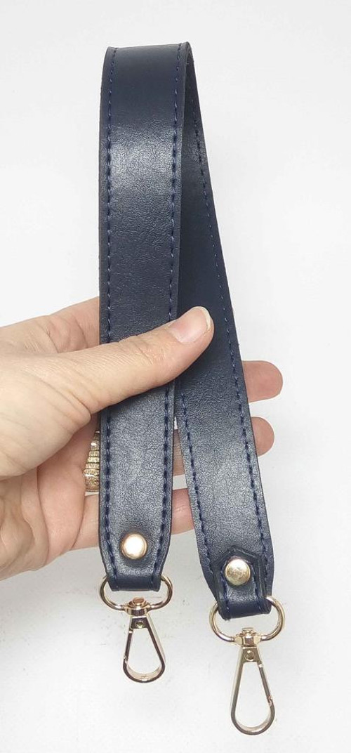 Çanta Aksesuar Lacivert Renk 42X2.5 Cm Kancalı Sap