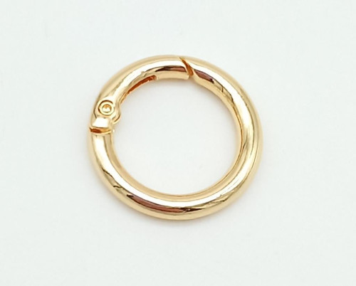 Çanta Aksesuar 2 Cm Light Gold Yaylı Halka 1 Adet