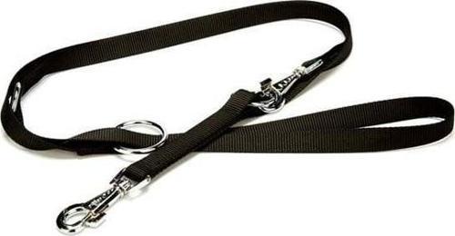 Classic Dokuma Köpek Gezdirme Tasması Medium Siyah 2x120-190 Cm