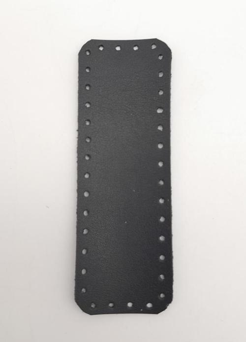 Çanta Aksesuar Suni Deri Siyah Renk 12X4 cm Dikdörtgen Çanta Tabanı