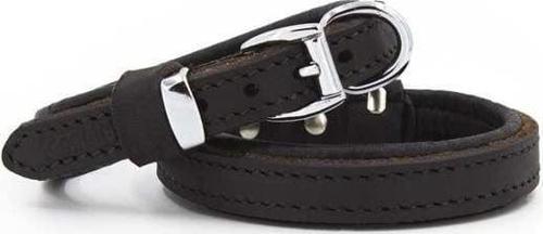 Yağlı Deri Köpek Boyun Tasması Medium Kahverengi 1.5x25-30 Cm