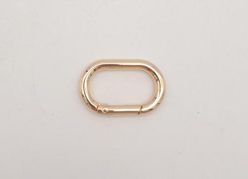 Çanta Aksesuar Light Gold 3 cm Ovalize Yaylı Halka 1 Adet