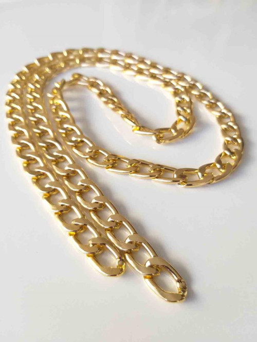 Çanta Aksesuar Light Gold Klasik İnce Çanta Zinciri (120 Cm)