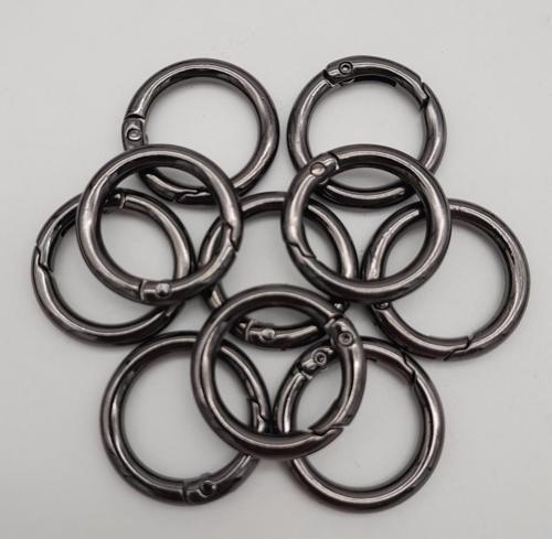 Çanta Aksesuar 10Lu 2 Cm Füme Renk Yaylı Halka Örgü Çanta İçin