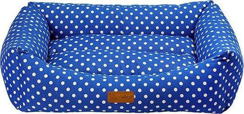 Makaron Dikdörtgen Köpek Yatağı Mavi Xlarge 70x95x22 Cm