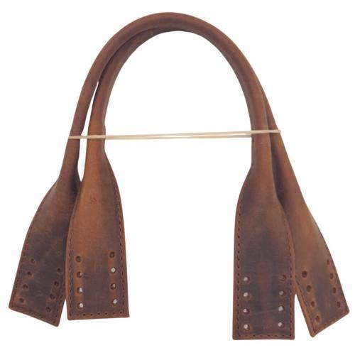 Çanta Aksesuar Gerçek Deri Kısa Pelikan Model Çanta Sapı Crazy Oil Hardal Sarı Renk