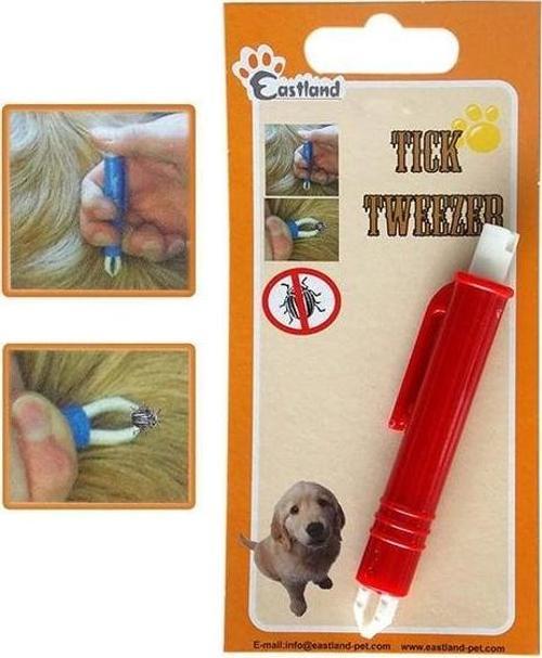 Plastik Köpek Kene Cımbızı 9.3 Cm