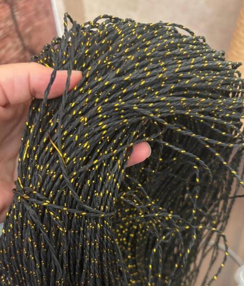 Çanta Aksesuar Simli Kağıt İp Siyah Renk 300 gr