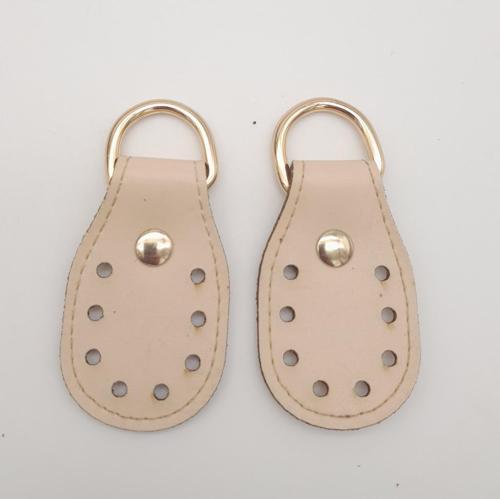 Çanta Aksesuar Krem Çift Kat Dikişli Suni Deri Sapucu Böce Light Gold Metalli