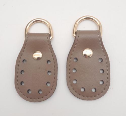 Çanta Aksesuar Vizon Çift Kat Dikişli Suni Deri Sapucu Böce Light Gold Metalli