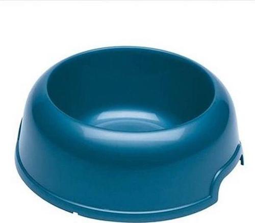 Party 12 Plastik Köpek Mama ve Su Kabı Mavi 3 Lt 24.2x11 Cm