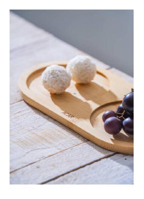 ACR-568 Bambu 2 Bölmeli Sunumluk