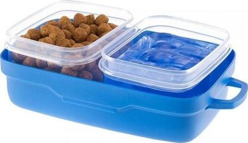 Pet Risto Plastik Köpek Mama ve Su Kabı 1 Lt