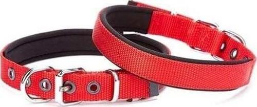 Comfort Dokuma Köpek Boyun Tasması Medium Kırmızı 2x20-35 Cm