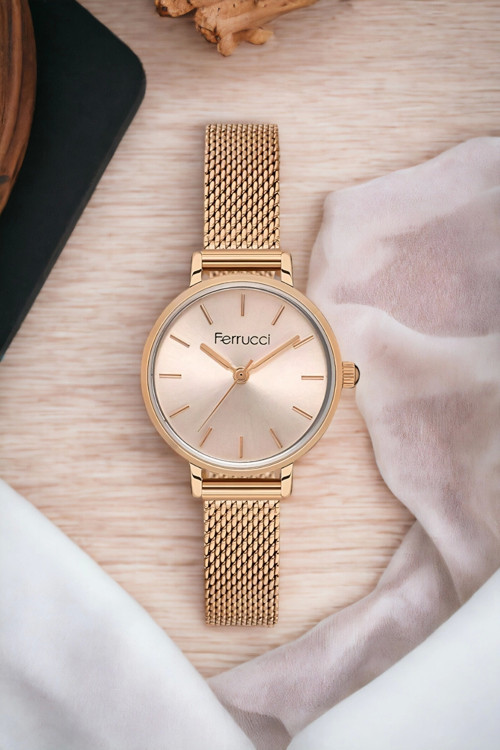 Kadın Kol Saati Çelik Kordon Çelik Kasa Rose Gold Fc.03222H.02 Zmfer125