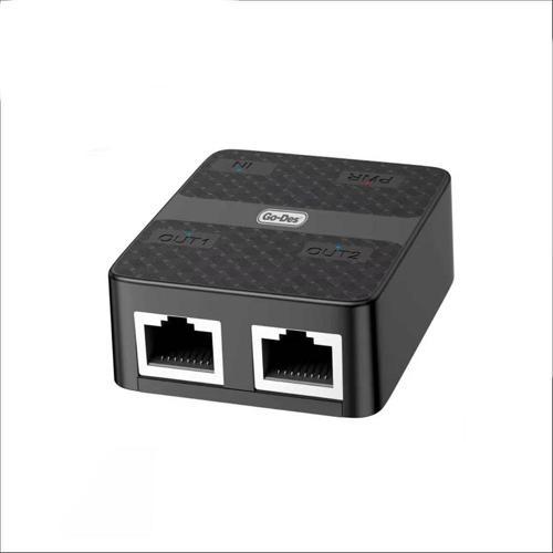 Gd-Wps012 2İn1 Ethernet Çoğaltıcı 1000Mbps Siyah