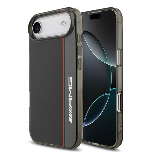 İphone 17 Air Uyumlu Kılıf Lisanslı M-Safeli Iml Baskı Logolu Çift Katman Bow Lines Kapak Siyah