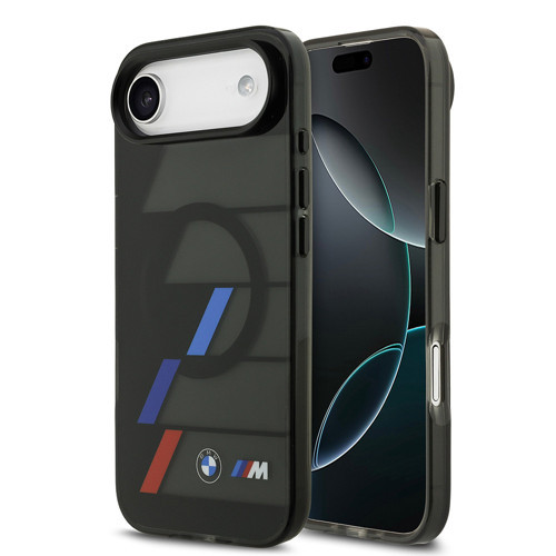 İphone 17 Air Uyumlu Kılıf Lisanslı M-Safeli Iml Baskılı Üç Renkli M Dizayn Kapak Siyah