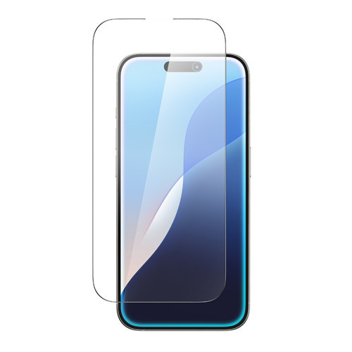 İphone 16 Pro Max Uyumlu Radix Parmak İzi Bırakmayan Temperli Cam Ekran Koruyucu Şeffaf