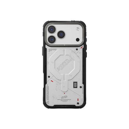 İphone 17 Pro Max Uyumlu Kılıf M-Safe Şarj Özellikli Airbag Tasarımlı Vigor Kapak Beyaz