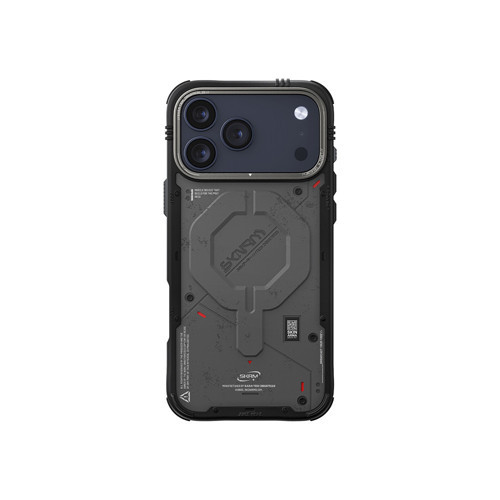İphone 17 Pro Max Uyumlu Kılıf M-Safe Şarj Özellikli Airbag Tasarımlı Vigor Kapak Gri