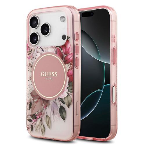 İphone 17 Pro Uyumlu Kılıf Orjinal Lisanslı M-Safe Özellikli Flower Tonal Circle Kapak Pembe