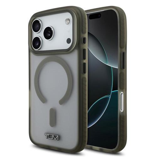 İphone 17 Pro Uyumlu Kılıf Orjinal Lisanslı M-Safe Şarj Özellikli Buzlu Transparan Kapak Haki