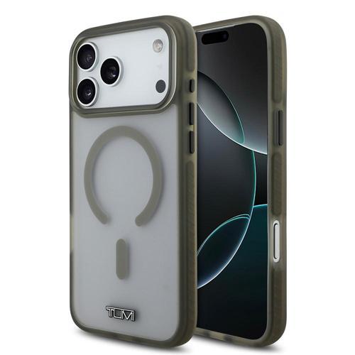 İphone 17 Pro Max Uyumlu Kılıf Orjinal Lisanslı M-Safe Özellikli Buzlu Transparan Kapak Haki