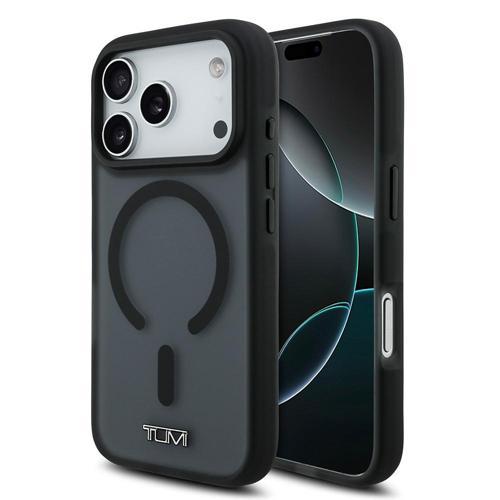 İphone 17 Pro Uyumlu Kılıf Orjinal Lisanslı M-Safe Şarj Özellikli Buzlu Transparan Kapak Siyah