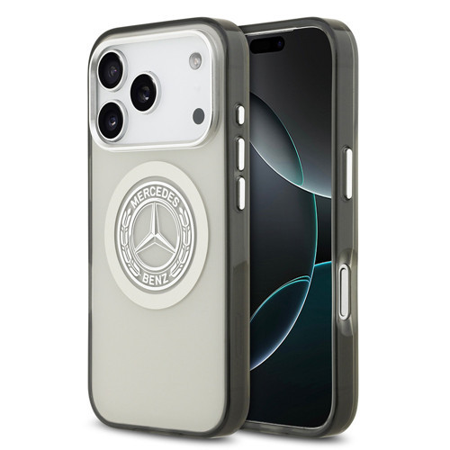İphone 17 Pro Kılıf Lisanslı M-Safeli Çift Katmanlı Pc Nostaljik Yıldız Kapak Gri