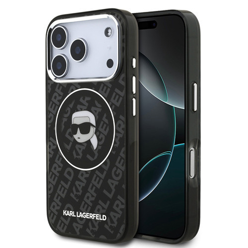 İphone 17 Pro Kılıf Lisanslı İml Baskılı Kl Heads Kapak Siyah