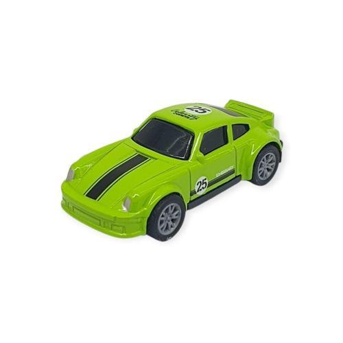 Çek Bırak Metal Küçük Arabalar 8 cm - SH40031 - Açık Yeşil