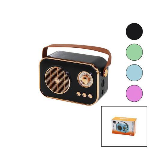 M4 PORTABLE WİRELESS HOPARLÖR - SPEAKER IŞIKLI USB ŞARJLI RENKLİ KASA - BRONZ ÇERÇEVEUSB - DC 5V - TF (5250)