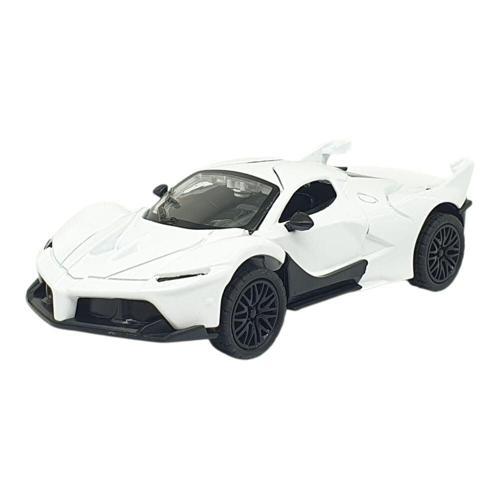 Çek Bırak Metal Arabalar 13 cm - SR2212- Beyaz