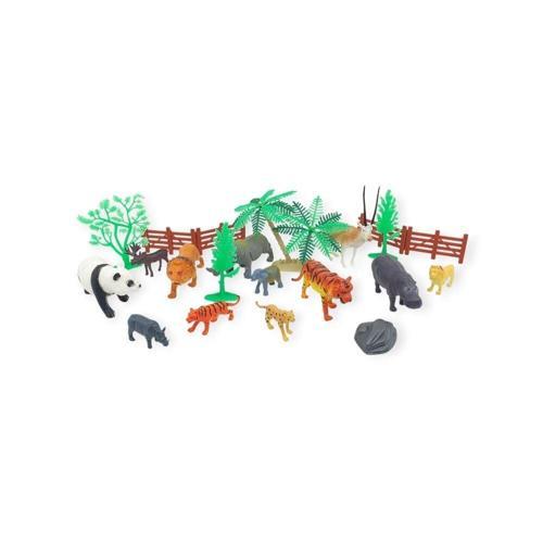 Hayvan Seti - 12 Parça Vahşi Hayvanlar Çiftlik Seti  - YS2789