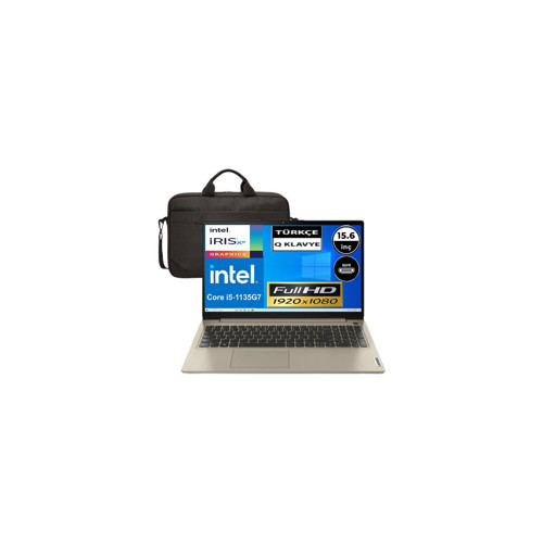 Ideapad 3 Intel Core I5 1155G7 8gb Ram 512GB SSD Iris Xe Graphics 15,6'' WINDOWS11 82H8036KTX + Çanta Hediyeli