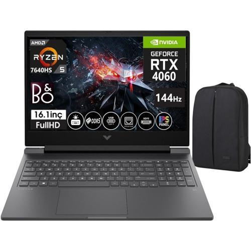 Victus Laptop 16 - Amd Ryzen 5 - 7640HS RTX4060 (8gb) 24GB Ddr5 1tb SSD 16.1 Inç 144Hz IPS Fhd WINDOWS11 Pro Taşınabilir
