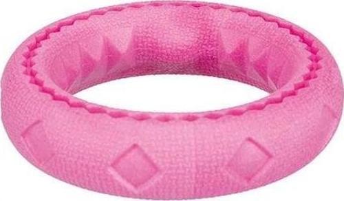 Termoplastik Yüzen Halka Köpek Oyuncak Pembe 11 Cm